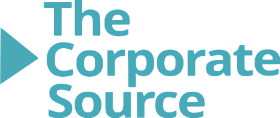 Graphic of The Corporate Source IT training logo.